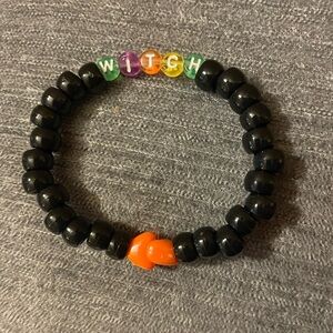 Witch bracelet handmade for Halloween